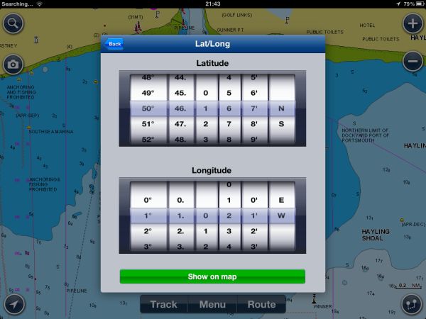 Navionics for iPad