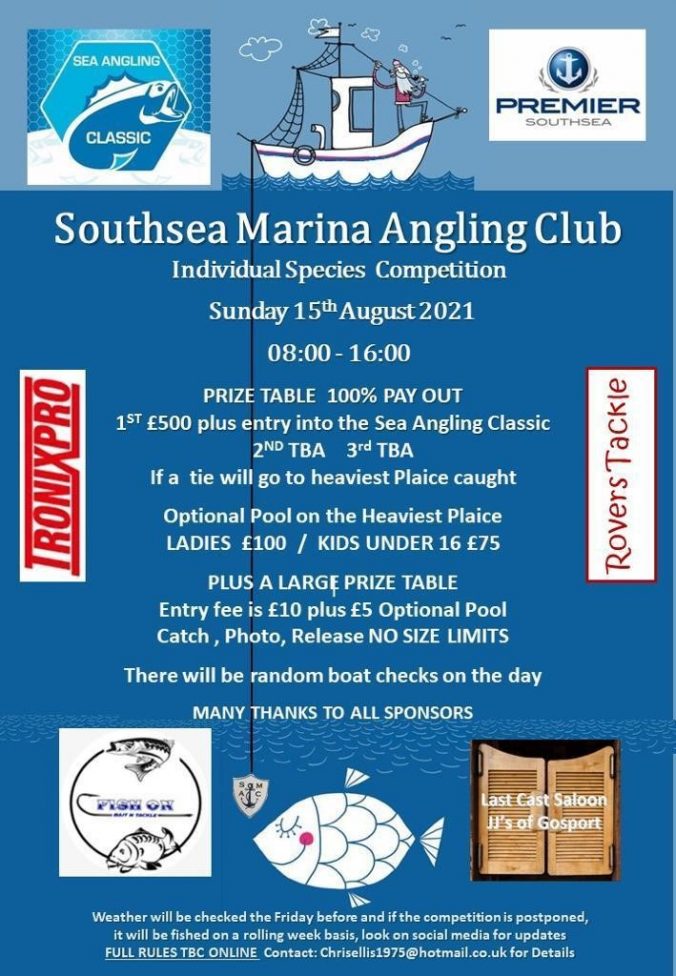 Species Competition Boat Angling