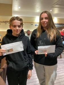 Jake Kelly and Sian Houghton joint Junior Prizewinners